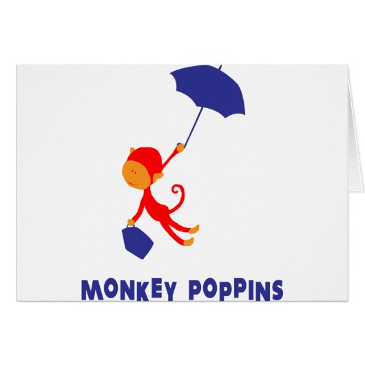Monkey Poppins Cards (Front Horizontal)