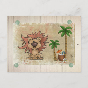 monkey postcard