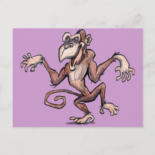 Monkey Postcard (Front)