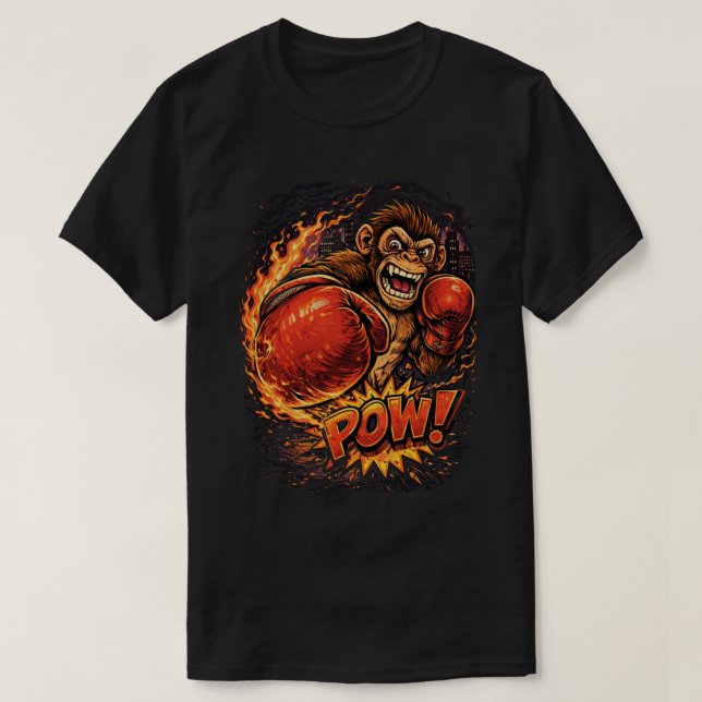 monkey pow T-Shirt (Design Front)