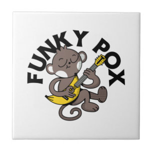 Monkey Pox Funky Pox Ceramic Tile