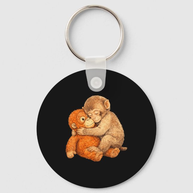 Monkey punch graphic tee  keychain (Front)