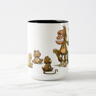 Monkey Puppet Show Mug