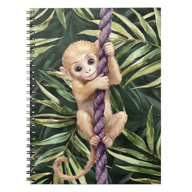 Monkey Purple Rope Notebook (Front)