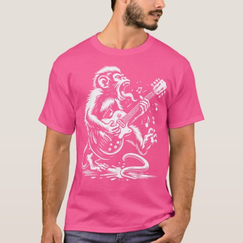 monkey rocking T_Shirt