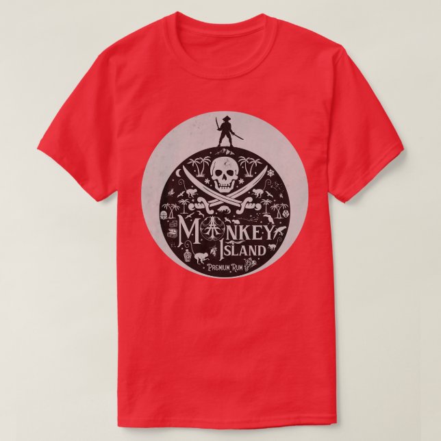 Monkey Rum T-Shirt (Design Front)