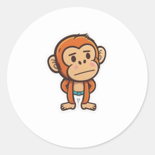 Monkey scrapbook stickers