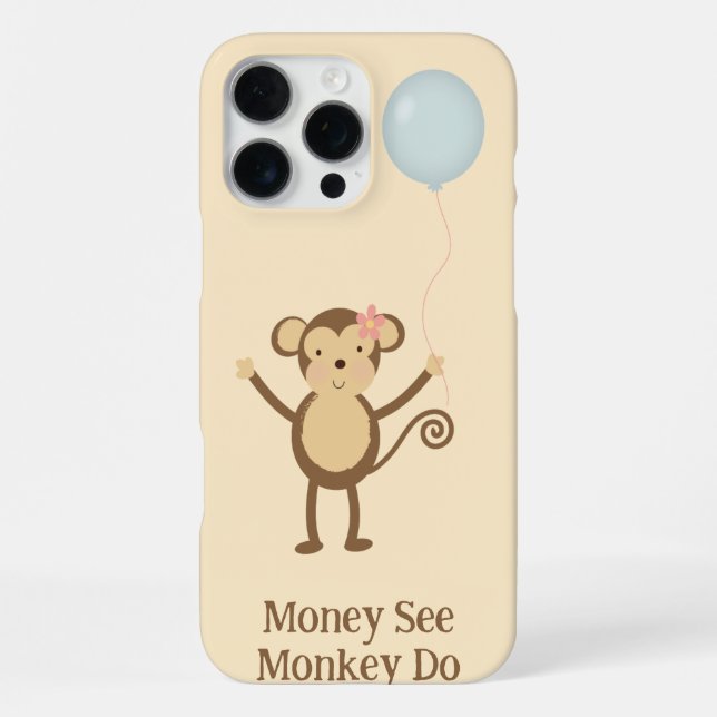 Monkey See  iPhone Case (Back)