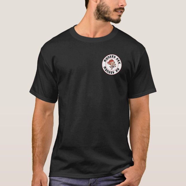 Monkey See Monkey Do Karate T-Shirt (Front)