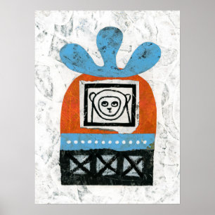 Monkey Sees All Poster Wall Art