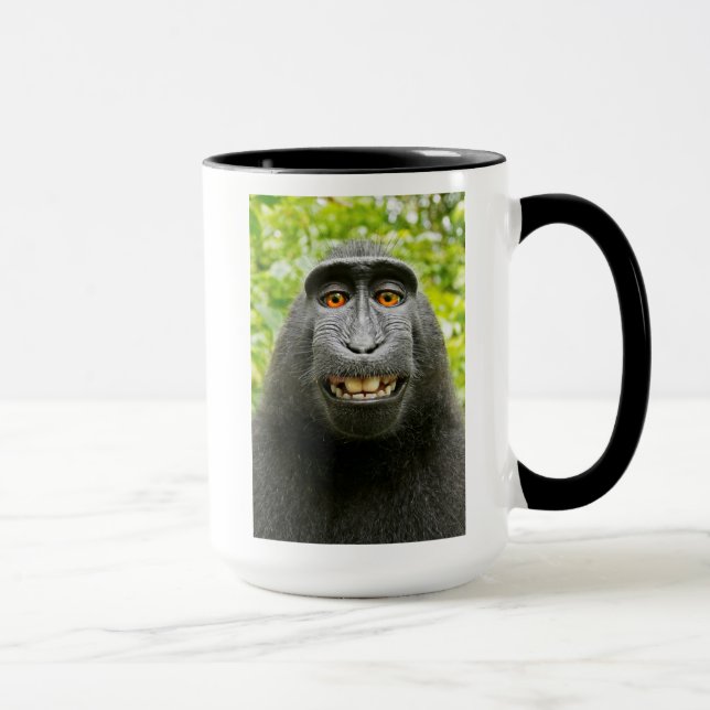 Monkey Selfie Mug (Right)