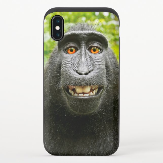 Monkey Selfie Uncommon iPhone Case (Back)