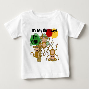 Monkey Shine 1st Birthday Tshirts and Gifts