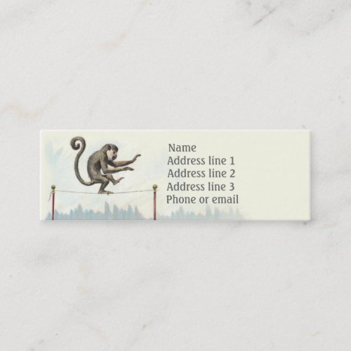 Monkey Shines Business Card