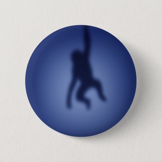 Monkey silhouette button (Front)