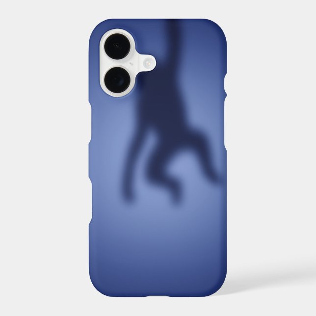 Monkey silhouette iphone case (Back)