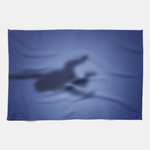 Monkey silhouette kitchen towel