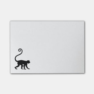 Monkey Silhouette Post-it® Notes