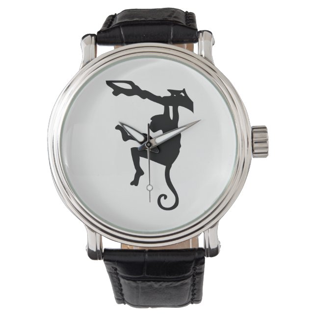 Monkey Silhouette Watch (Front)