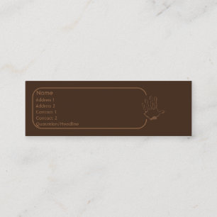Monkey - Skinny Mini Business Card
