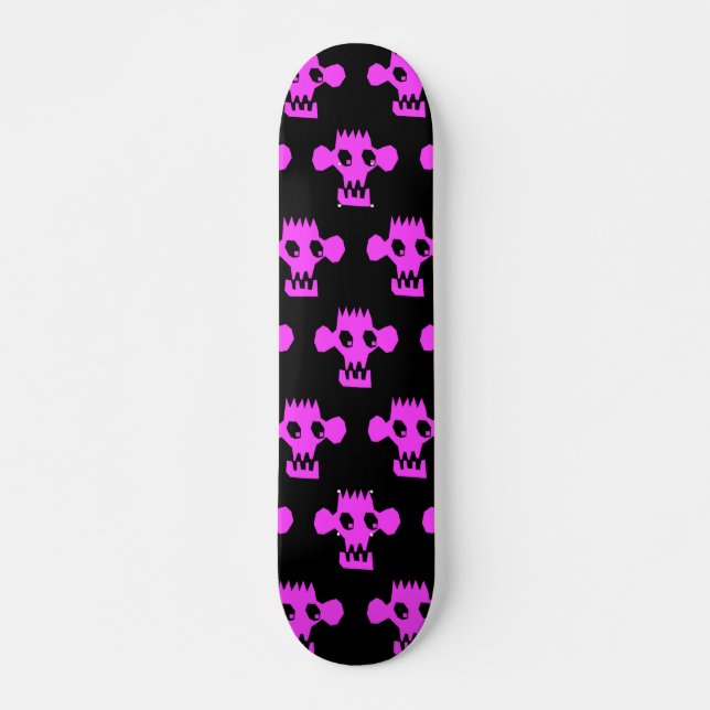 Monkey Skulls Skateboard Deck (Front)