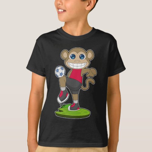 Monkey Soccer player Soccer T_Shirt