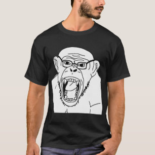 Monkey soyjak rage face   T-Shirt