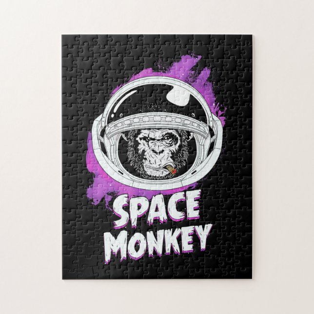 Monkey Space Monkey Jigsaw Puzzle (Vertical)