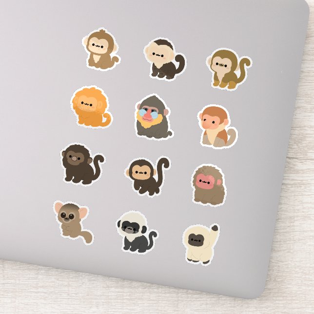 Monkey Sticker (Detail)