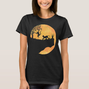 Monkey Sunset For Men Women Cute Monkey T-Shirt