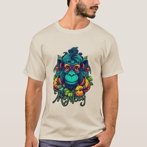Monkey T_Shirt A Playful Twist on Style T_Shirt