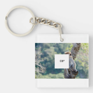 monkey t-shirt keychain