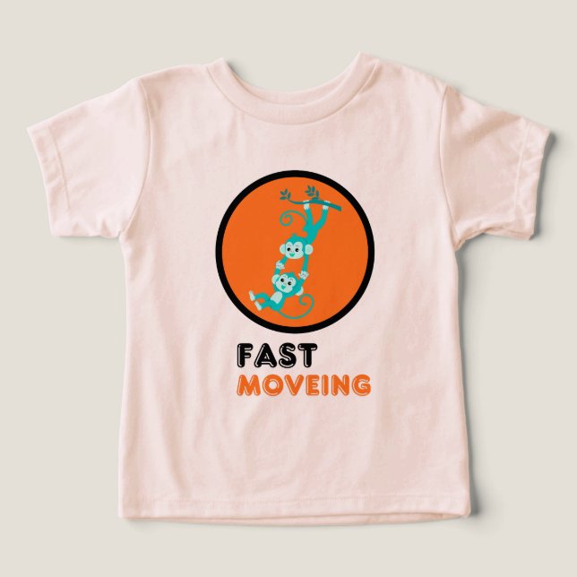 Monkey T-shirt Toddler T-shirt (Design Front)