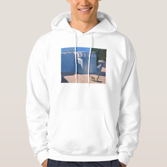 Monkey Temple India 2000 Hoodie (Front)