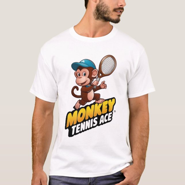 MONKEY TENNIS ACET-Shirt T-Shirt (Front)