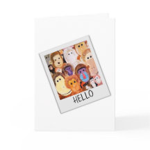 Monkey Thinking of you Greeting Card
