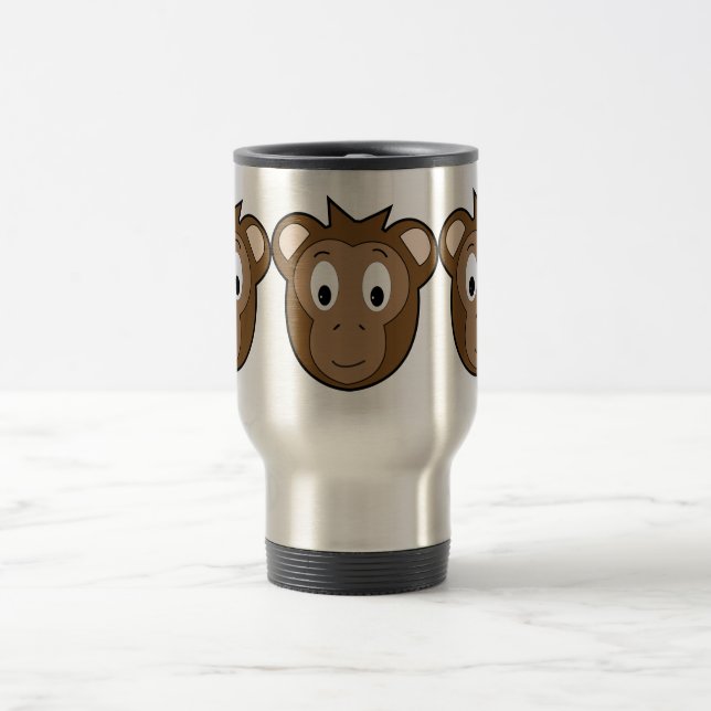 Monkey Travel Mug (Center)
