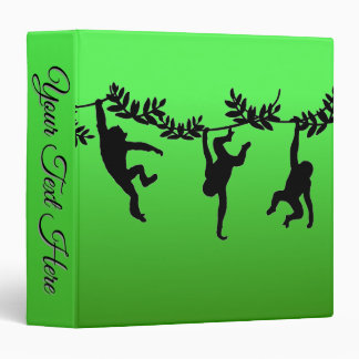 Monkey Troop 3 Ring Binder