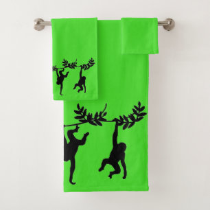 Monkey Troop Bath Towel Set