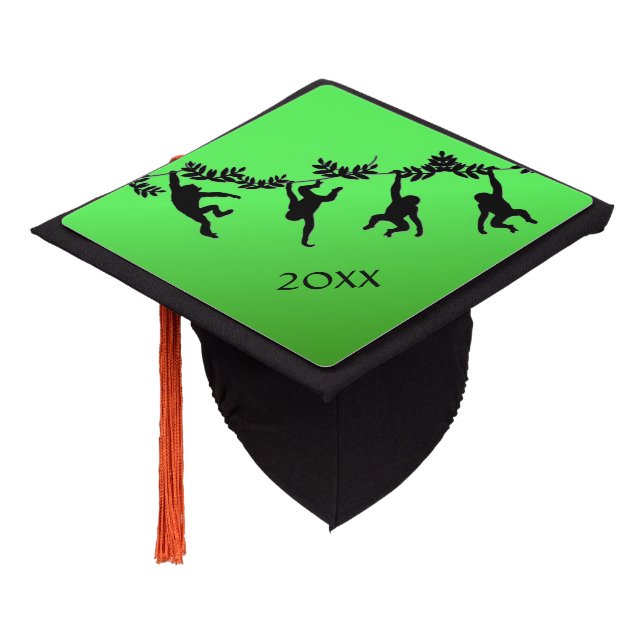Monkey Troop Graduation Cap Topper (Angled)