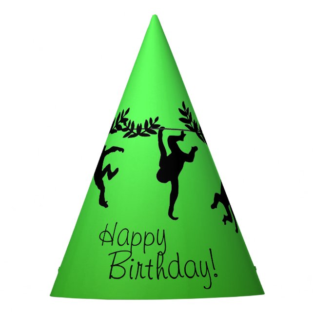 Monkey Troop Party Hat (Front)