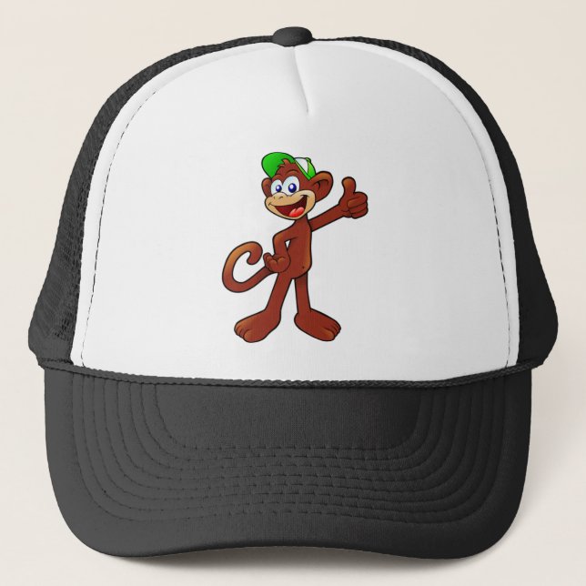 Monkey 🐵 trucker hat (Front)