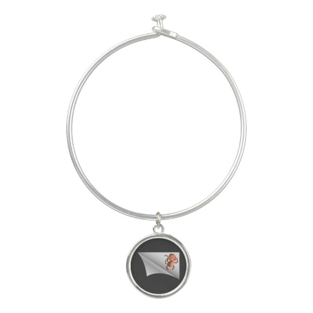 monkey under the patch bangle bracelet (Front)