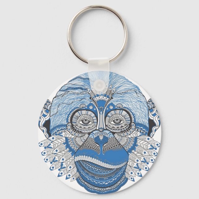Monkey -universal keychain (Front)