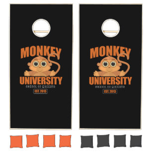 Monkey University  Cornhole Set
