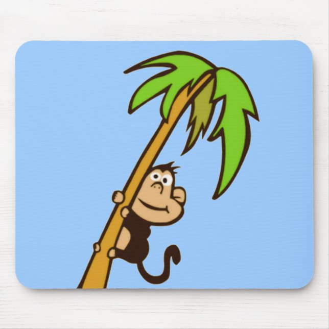 Monkey Up a Tree Mouse Pad (Front)