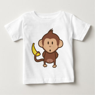 Monkey w/ Banana Baby T-Shirt