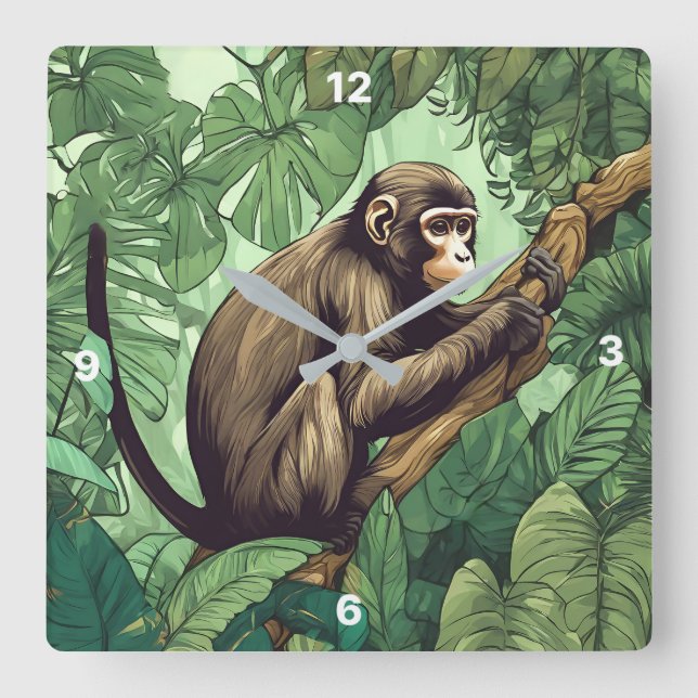 Monkey Wall Clock (Front)