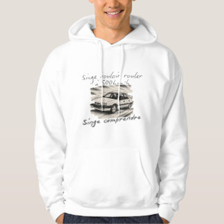Monkey wants to drive 500km/h hoodie