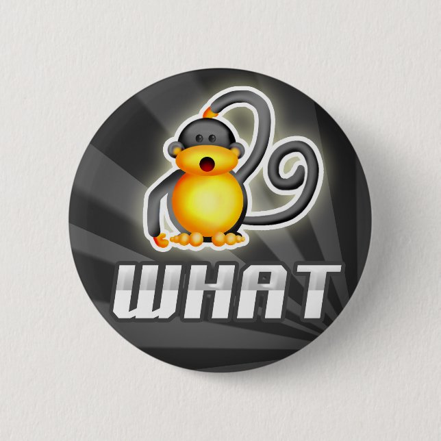 Monkey WHAT Button (Front)